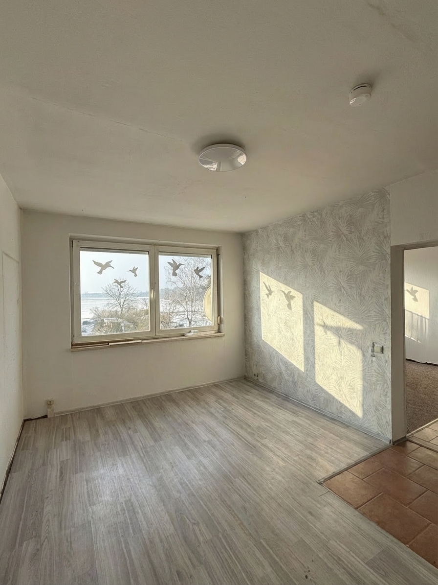 Wohnzimmer Etagenwohnung Sarnow