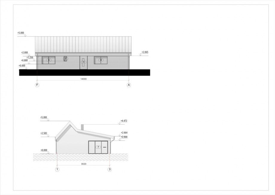 Ansicht Bungalow Haus Anklam