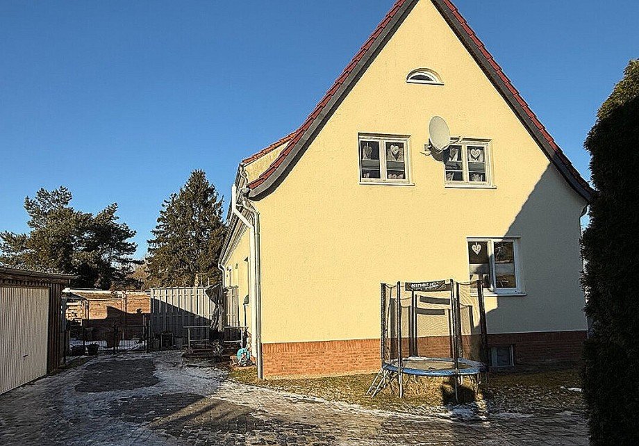 Giebelansicht Reihenendhaus Anklam