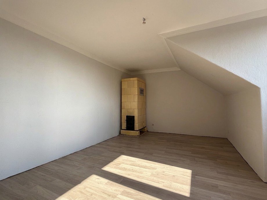 Wohnzimmer Dachgeschosswohnung Sarnow