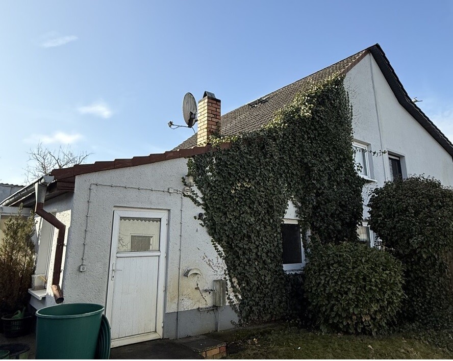 R�ckwandansicht Doppelhaush�lfte Anklam