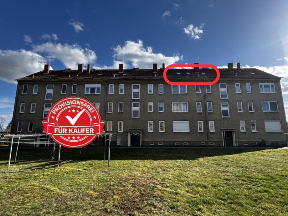 Ansicht Nord Dachgeschosswohnung Sarnow