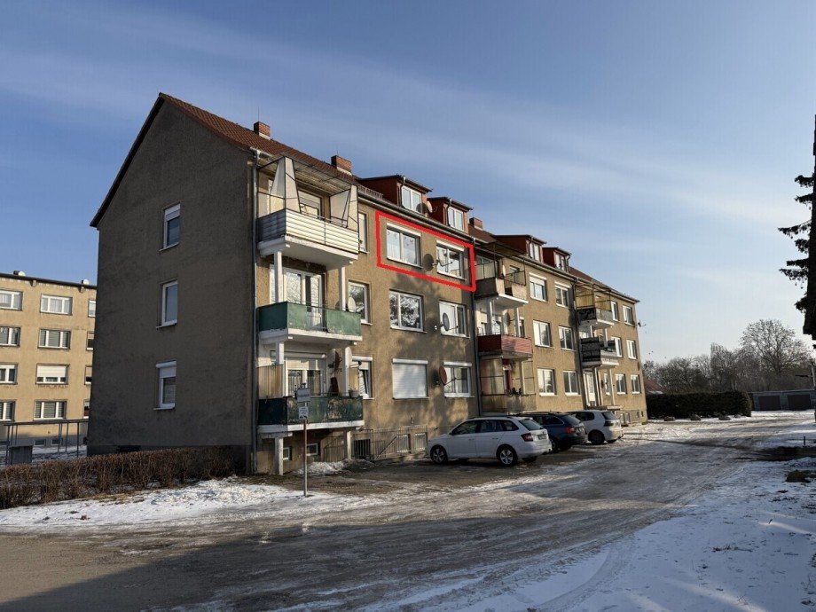 Ansicht S�d Etagenwohnung Sarnow