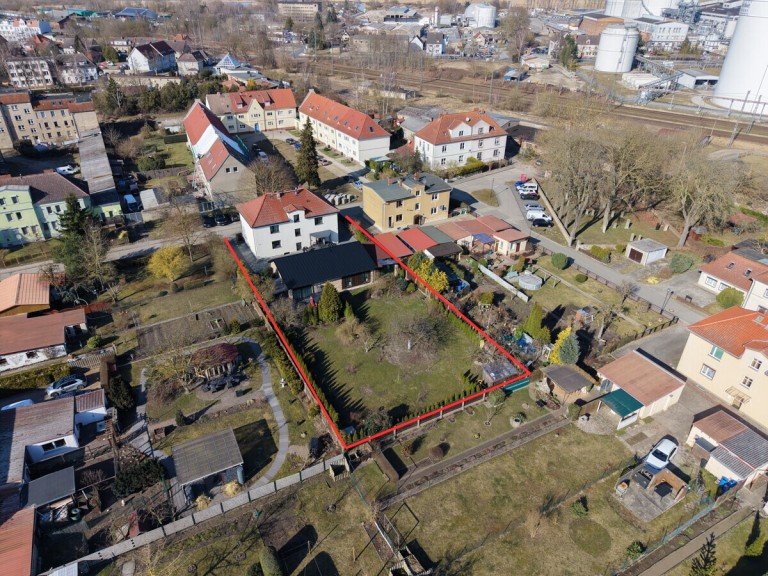 Luftaufnahme Anklam Haus Zwei H�user - Ein Zuhause